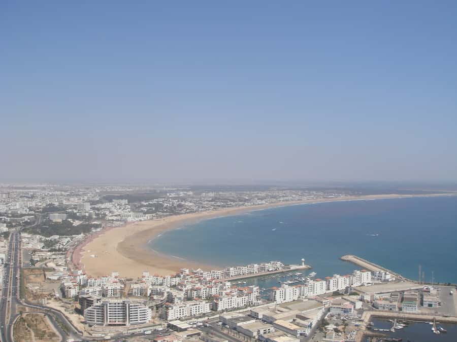 Agadir: City Tour with Hammam and Massage - Looking over the city from Agadir Oufla