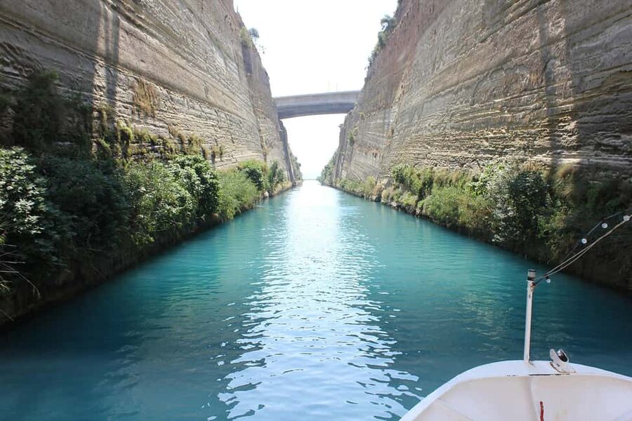 Ancient Corinth, acrocorinth castle and Thermal Spa Day - The small white van makes the long day easier