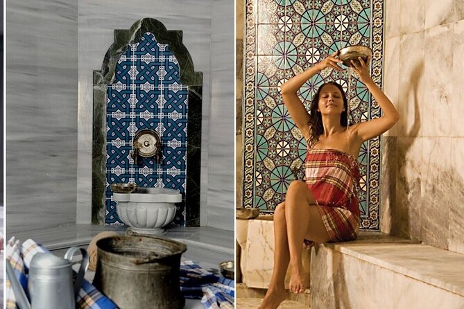 Antalya / Lara : Traditional Turkish Bath & Oil Massage & Spa - The marble platform and traditional scrub