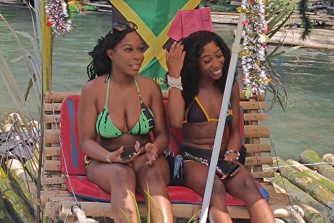 Bamboo Rafting Adventure with Limestone Massage from Montego Bay - Music, drinks, food, and the river atmosphere