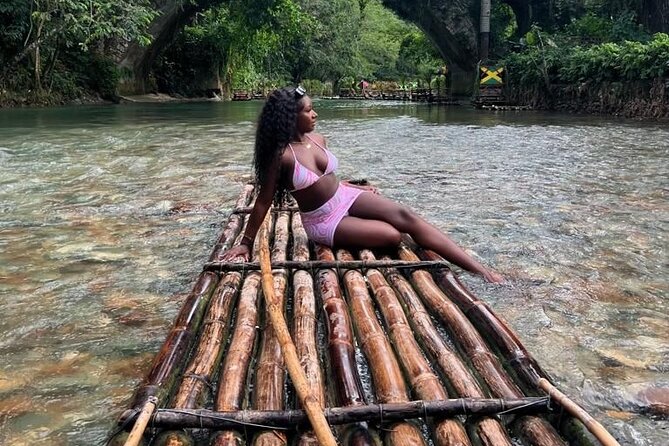 Bamboo Rafting and Limestone Massage in Montego Bay, Jamaica - A slow start on the Lethe River