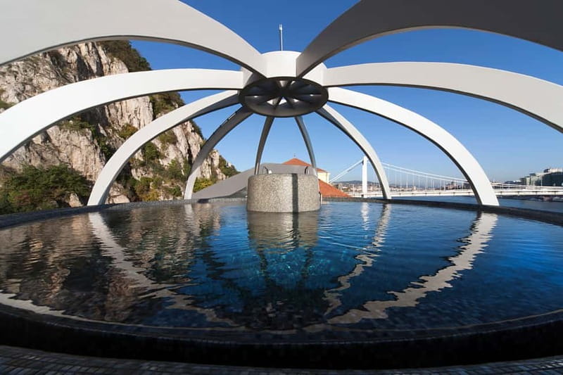 Budapest: Rudas Turkish Bath or Spa Day Pass & 3-Course Meal - A historic bath with a modern rooftop view