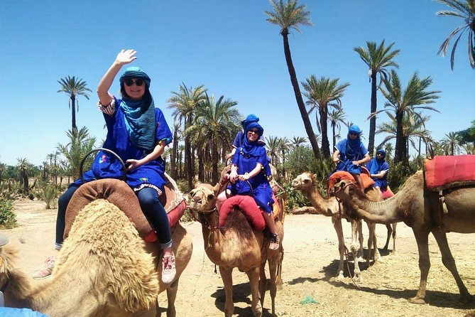 Camel Ride and Spa Treatment in Marrakech - Mint tea in a nomadic tent