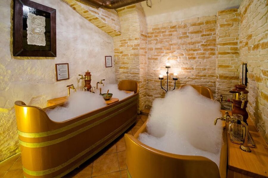 Caroline Bernard Beer Spa Prague with Beer & Massage Option - The heated bed and the part people may rush