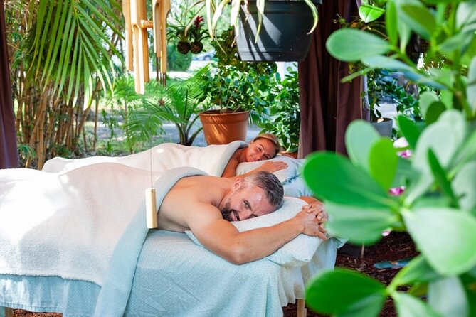 Couples Outdoor Bamboo Garden Massage or Ultimate Candlelight Signature Massage - The bamboo garden option