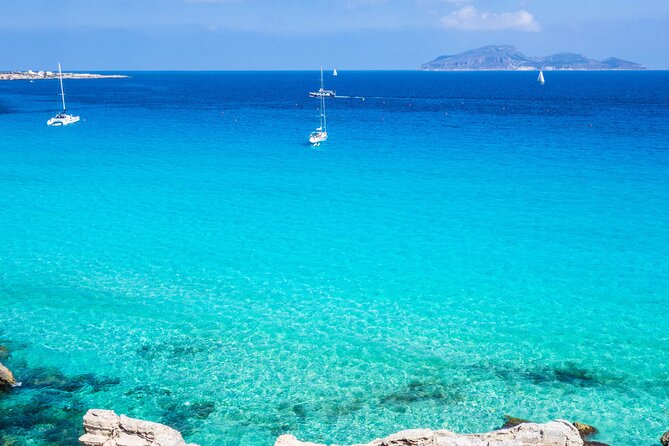 Favignana inflatable boat tour, wine tasting, snorkeling and relaxation - Key points at a glance