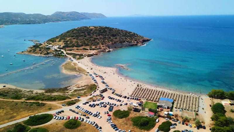 From Athens: Lake Vouliagmeni Spa & Temple of Poseidon Tour - From Athens traffic to the Athens Riviera