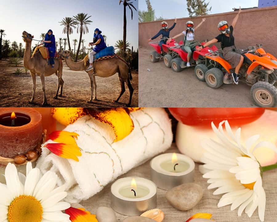 From Marrakech: Camel Ride, Quad Bike & Spa Full-Day Trip - Pickup and the short ride from Marrakech