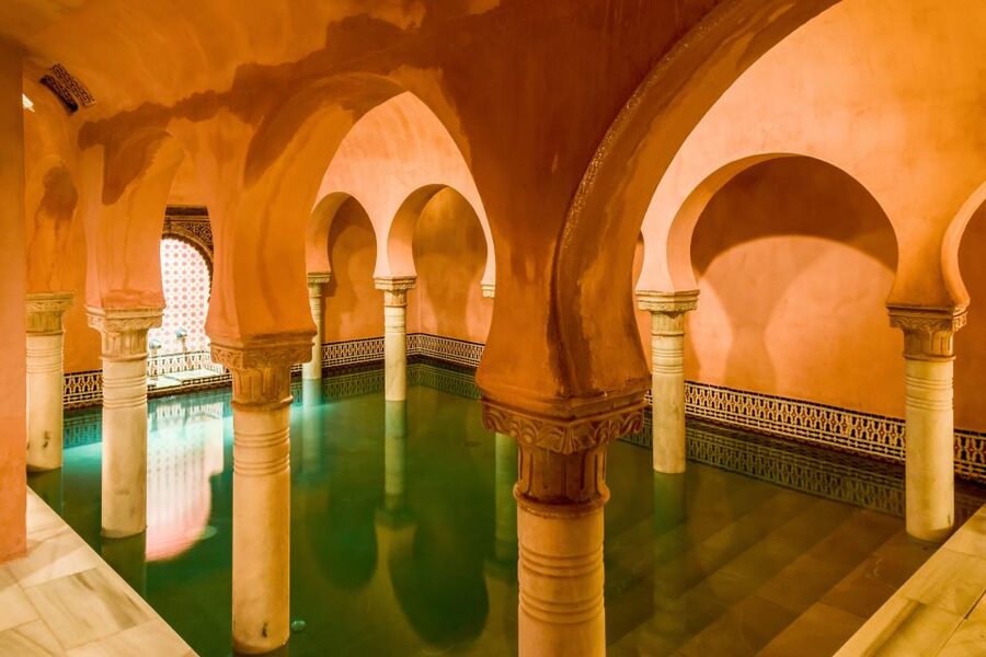 Granada: Hammam Al Ándalus with Massage - Moving through hot, warm, cold, and steam rooms