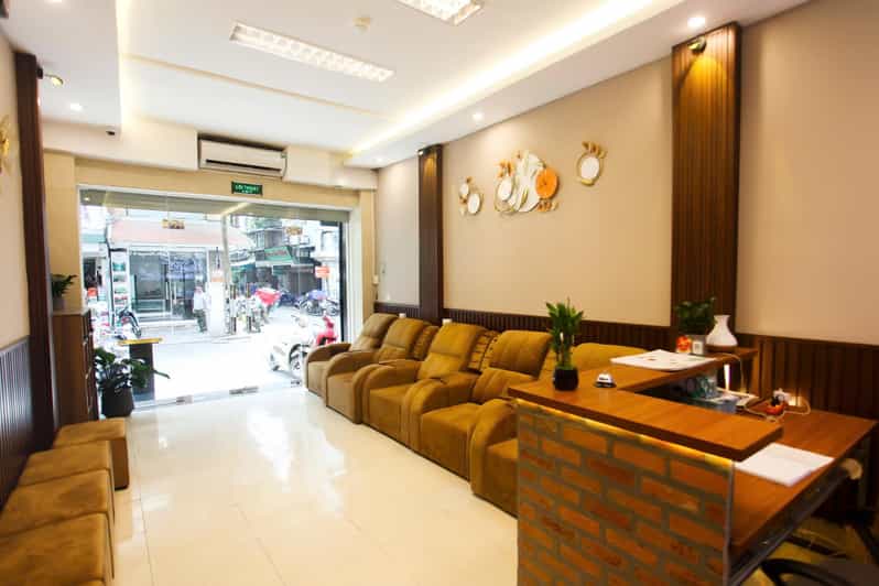 Hanoi Lá spa Massage 38: Combo Shampoo & body Massage 120' - Starting with tea and a 15-minute herbal foot bath