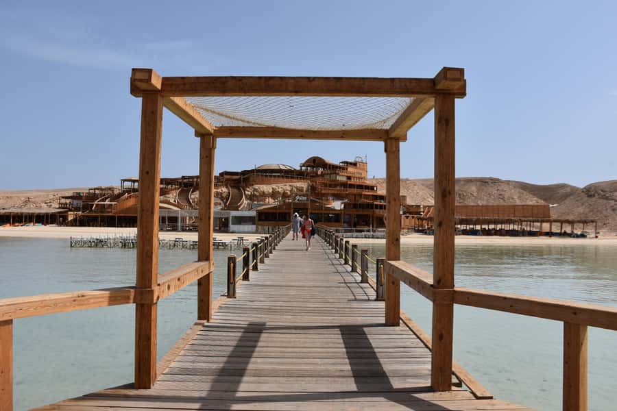 Hurghada: Royal Orange Bay with Massage, Snorkeling & Lunch - Banana boats and open-water free time