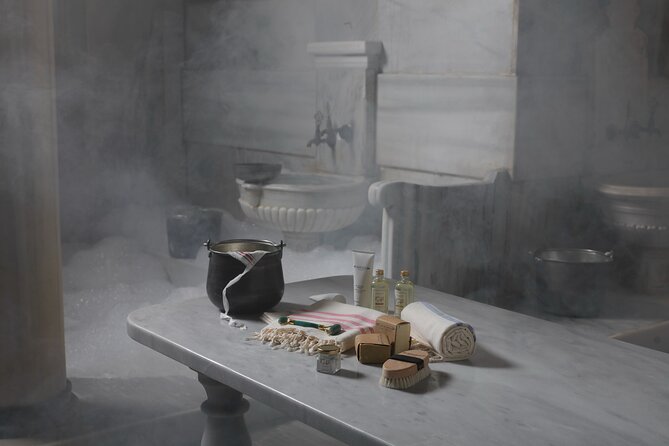 Istanbul Old City: Ottoman Hamam Experience with Foam Massage - The hot room and marble gobektasi