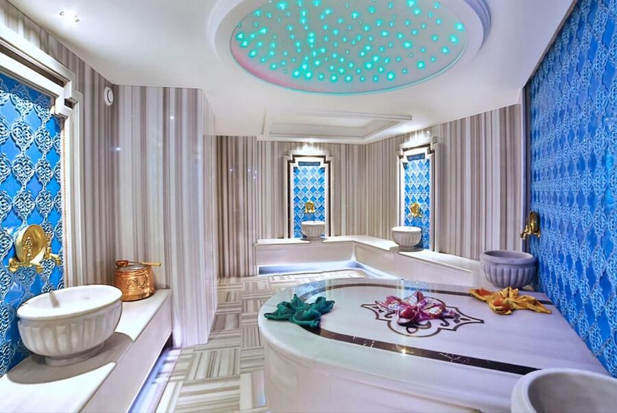 Istanbul: Private Turkish Bath, Massage, and Spa in Old City - Entering the spa beneath Beethoven Senfoni Hotel