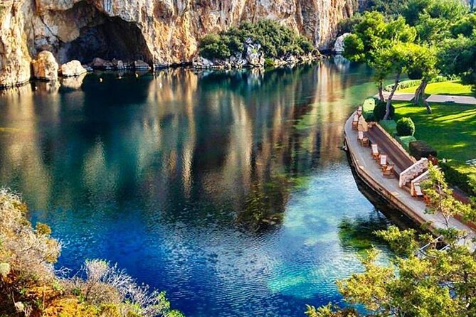 Lake Vouliagmeni Thermal Spa And Temple Of Poseidon Private Full Day Tour - Lunch in Vouliagmeni, with the sea on your plate
