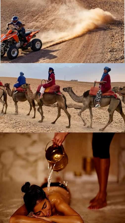 Marrakech: Full-Day Camel Ride, Quad Bike, & Spa Tour - Key points to know before you book