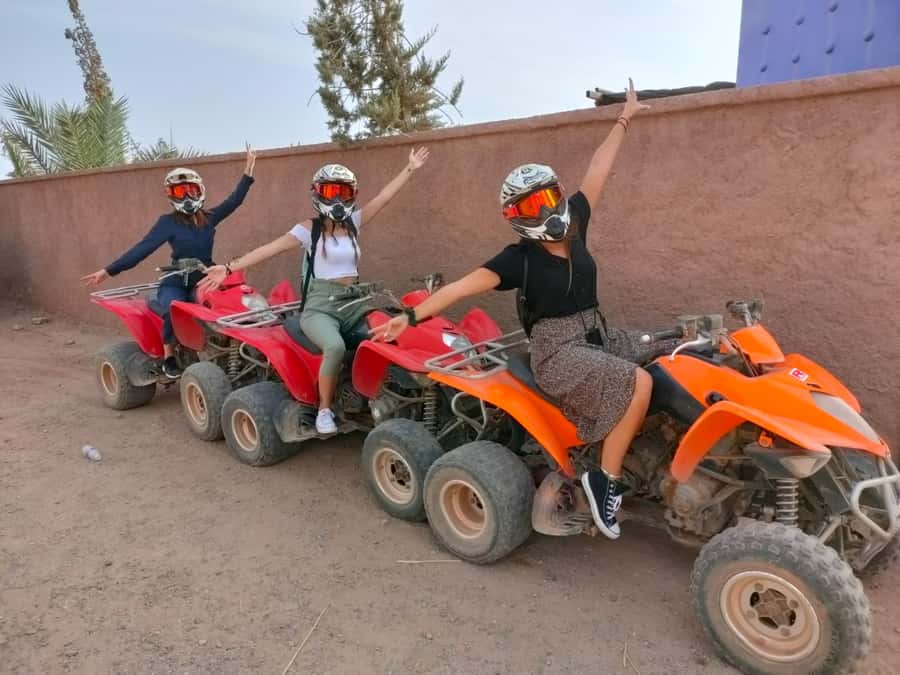 Marrakech: Palmeraie Quad Bike & Traditional Moroccan Spa - Pickup from your hotel or riad