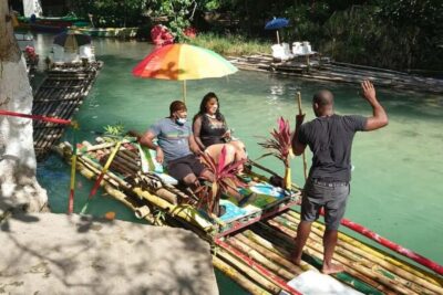 Montego Bay, Jamaica: Bamboo Rafting with Foot Massage