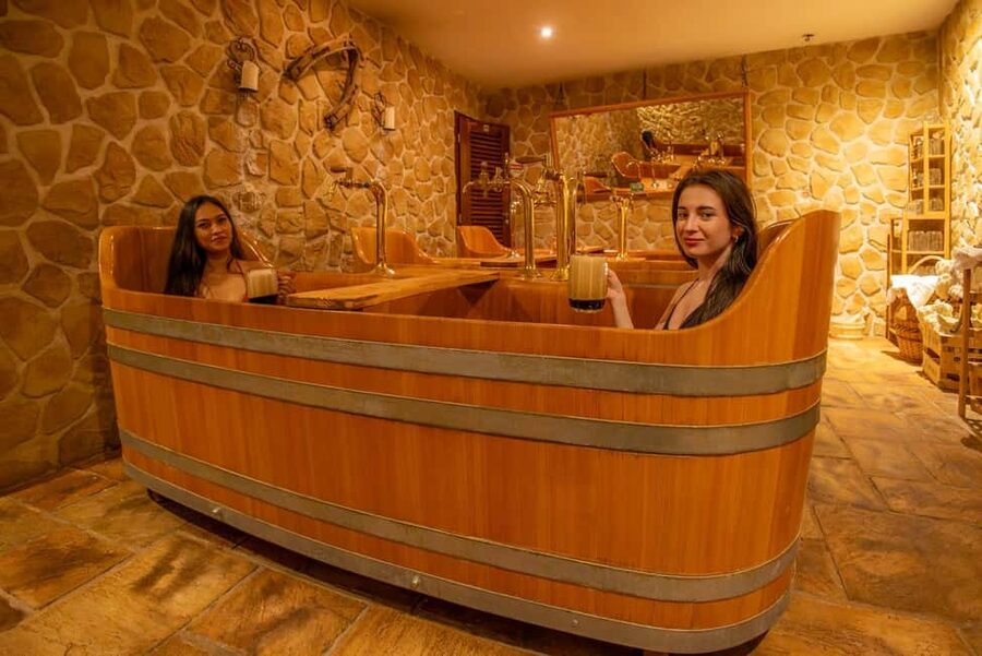 Prague: Beer Spa and Wellness - The bath itself: hops, yeast, herbs, and dark beer