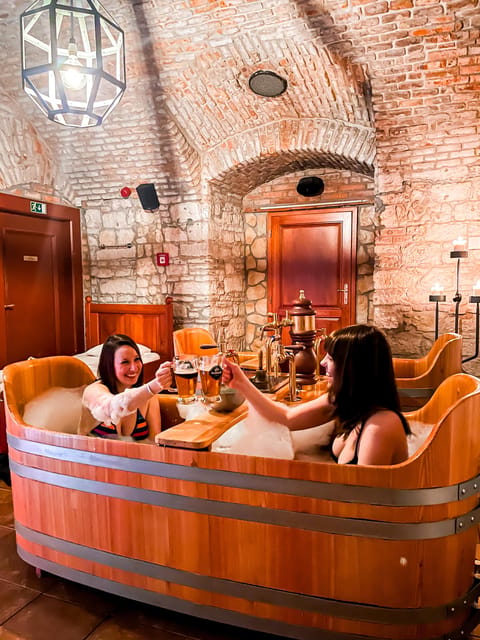 Prague: Beer Spa Bernard with Beer and Massage Option - What you take home at the end