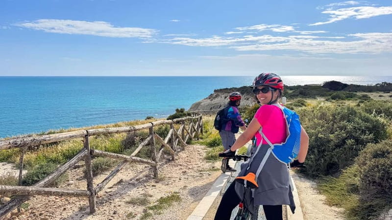 Scala Dei Turchi: E-BIKE TOUR Hidden Beaches, Sea, Relaxation [+SNORKELING ] - What the price includes at $68.33