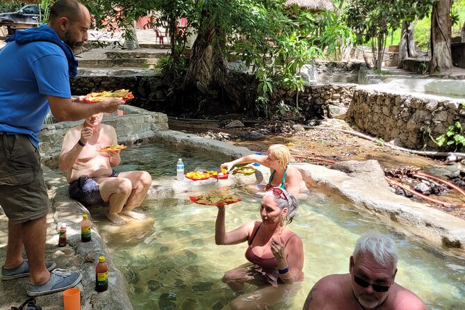 Shaded Hot Spring, Massage and Mex Grill in Puerto Vallarta - Fruit, Guacamole, Lemonade, and a Wood-Grilled Lunch