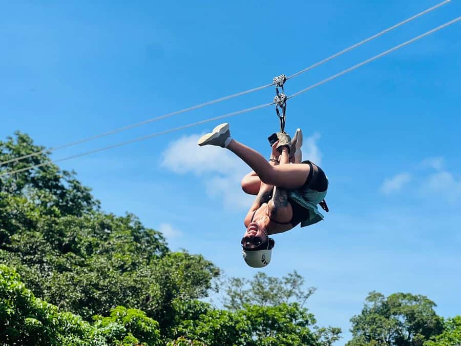 Zipline, Cave, Seaview & Mud Spa Tour with Lunch Included - Zip Fiji Nadi: 16 lines, climbing, and big views